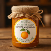  Home Made Orange Marmalade Canning Label Sheet