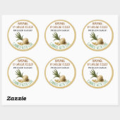 Home Made Pickled Garlic Canning Label Sheet (Vel)