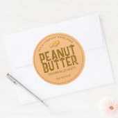 Home Made Pindakaas Etiketten Sticker (Envelop)