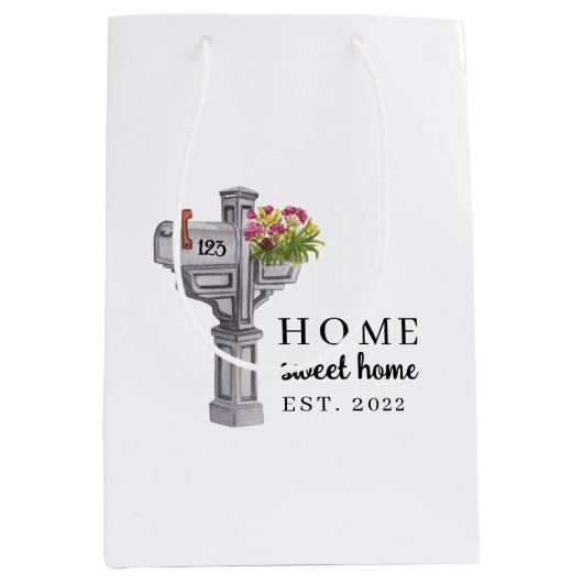 Home Mailbox Gift Bag Medium Cadeauzakje (Voorkant)