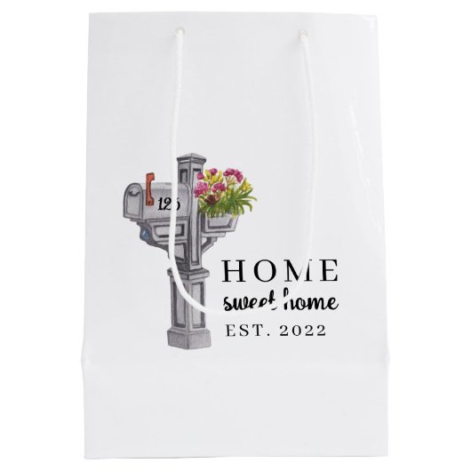 Home Mailbox Gift Bag Medium Cadeauzakje (Achterkant)