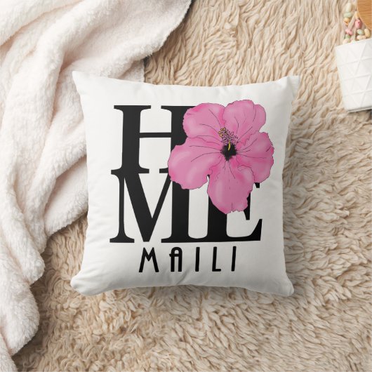 HOME Maili Hawaii Pink Kussen (Deken)