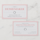 Home Maker-Visitekaartjes Visitekaartje (Voorkant / Achterkant)