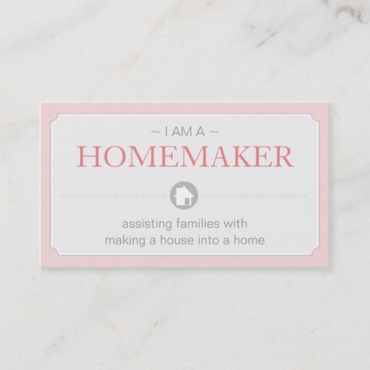 Home Maker-Visitekaartjes Visitekaartje (Voorkant)
