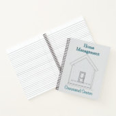 Home Management Command Center | Blueprint Binder  Notitieboek (Binnen)