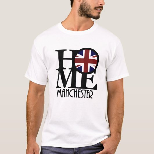 HOME Manchester England T-shirt (Voorkant)