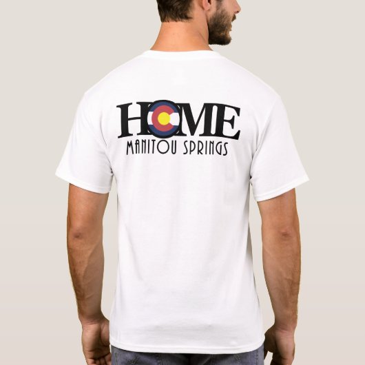 HOME Manitou Springs (Achterdruk) T-shirt (Achterkant)