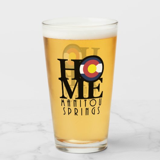HOME Manitou Springs Glas (Voorkant gevuld)