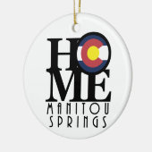 HOME Manitou Springs Keramisch Ornament (Links)