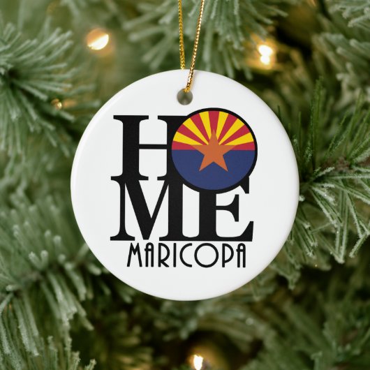 HOME Maricopa Arizona Ceramic Ornament (Boom)