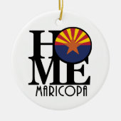 HOME Maricopa Arizona Ceramic Ornament (Voorkant)