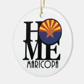 HOME Maricopa Arizona Ceramic Ornament (Links)