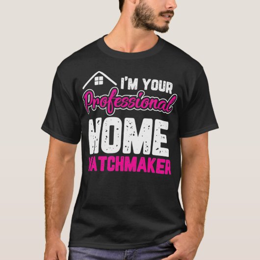 Home Matchmaker Funny Real Estate Agent Realtor Wo T-shirt (Voorkant)