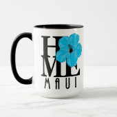 HOME Maui Blue Hibiscus 15oz Mok (Links)