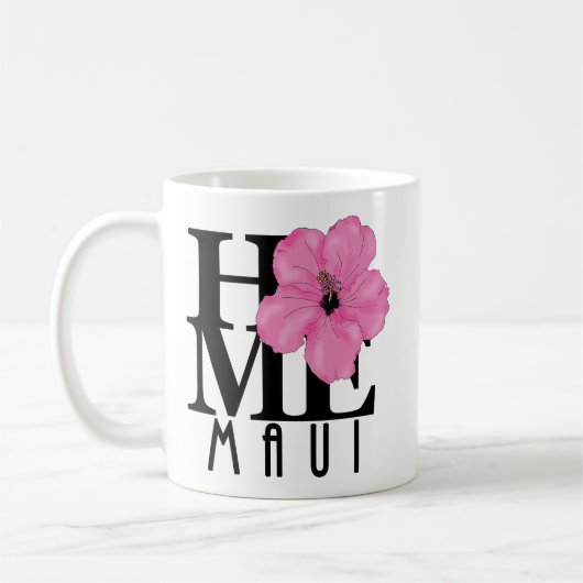 HOME Maui Pink 11oz Koffiemok (Links)