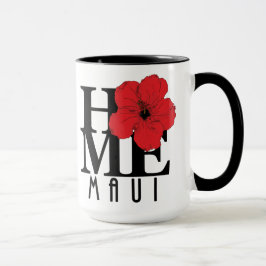 HOME Maui Red Hibiscus 15oz Mok