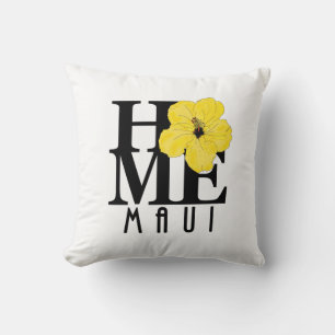 HOME Maui Yellow Hibiscus Kussen