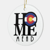 HOME Mead Colorado Keramisch Ornament (Links)