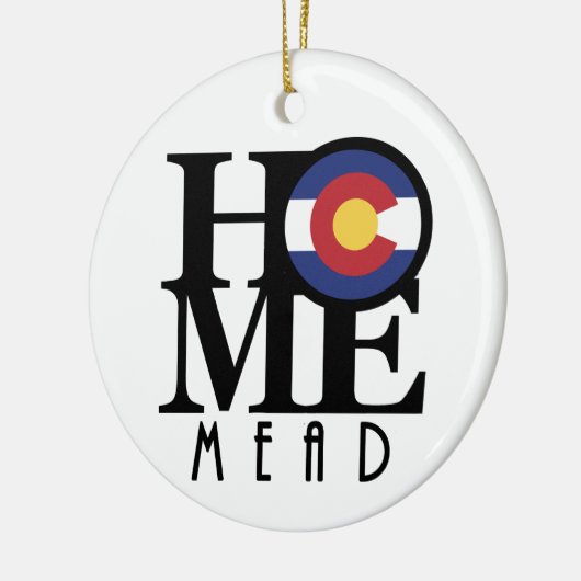 HOME Mead Colorado Keramisch Ornament (Links)