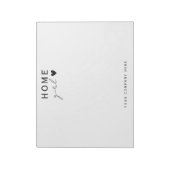 Home Meisje Onroerend goed Notitieblok (Linkerzijde)