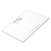 Home Meisje Onroerend goed Notitieblok (Schuin)