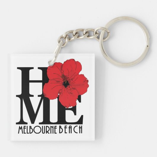 HOME Melbourne Beach Sleutelhanger (Achterkant)