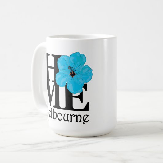 HOME Melbourne Blue Koffiemok (Voorkant links)