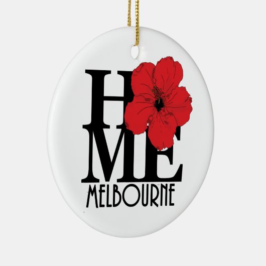 HOME Melbourne Florida Keramisch Ornament (Rechts)