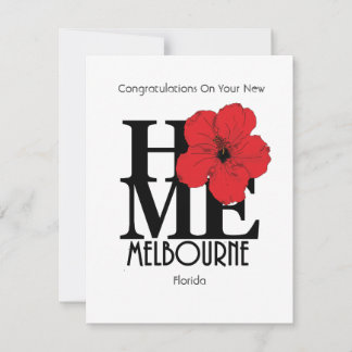 HOME Melbourne Florida - Nieuw huis Notitiekaartje