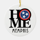 HOME Memphare Keramisch Ornament (Voorkant)