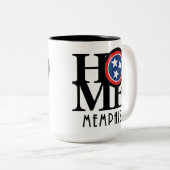 HOME Memphis Tennessee 15oz Tweekleurige Koffiemok (Voorkant rechts)