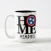 HOME Memphis Tennessee 15oz Tweekleurige Koffiemok (Links)