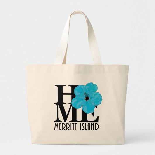 HOME Merritt Island Grote Tote Bag (Voorkant)