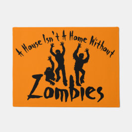 Home met Zombies Halloween Decor Deurmat