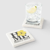 HOME Mexico Beach Florida Stenen Onderzetter (Zijkant)