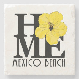 HOME Mexico Beach Florida Stenen Onderzetter