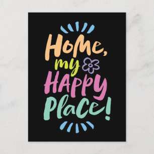 HOME mijn Gelukkige Plaats! Gezellige Homebody - b Feestdagenkaart