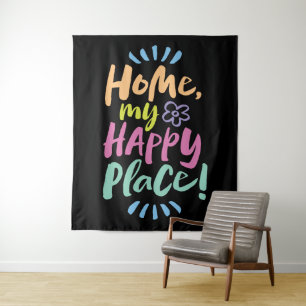 HOME Mijn gelukkige plek! Homebody Cosy - Letterin Wandkleed