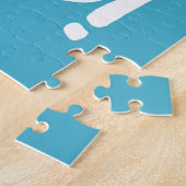 HOME mijn gelukkige plek! Plaats: kalm blauw Legpuzzel (Zijkant)