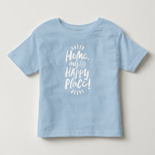 HOME mijn gelukkige plek! Plaats van de container Kinder Shirts