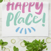 HOME mijn gelukkige plek! Schuin op zijn plaats - Theedoek (Gevouwen)