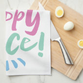 HOME mijn gelukkige plek! Schuin op zijn plaats - Theedoek (Quarter Fold)