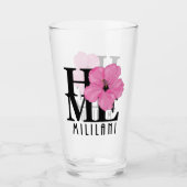 HOME Mililani Pink Glas (Voorkant)