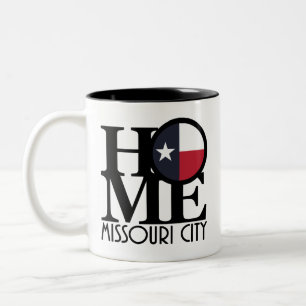 HOME Missouri City Texas Tweekleurige Koffiemok