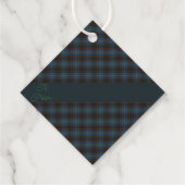Home Modern Original Scottish Tartan Bedankjes Labels (Achterkant)
