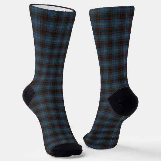 Home Modern Original Scottish Tartan Sokken (Gebogen)