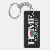 HOME Monmouth Wales Sleutelhanger (Voorkant Links)