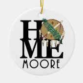 HOME Moore Oklahoma Keramisch Ornament (Voorkant)