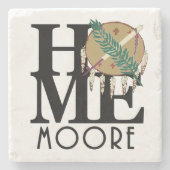 HOME Moore Oklahoma Stenen Onderzetter (Voorkant)