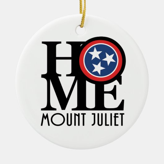 Home Mount Juliet Keramisch Ornament (Voorkant)